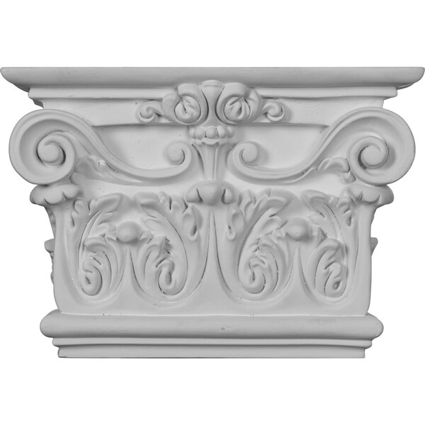 Ekena Millwork 10 3/8"W x 7 1/2"H x 2 5/8"P Artis Onlay Capital (Fits Pilasters up to 7 3/4"W x 1 3/8"D) CAP07X10X03AR - main